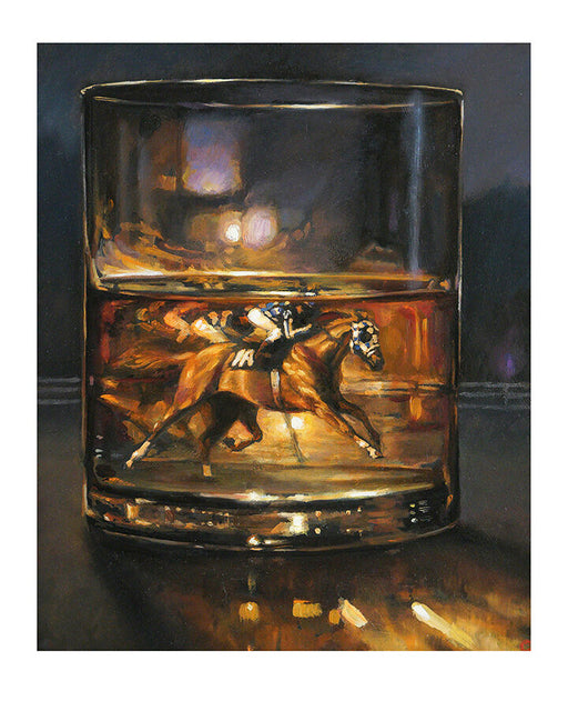 Secretariat in bourbon glass Painting 
