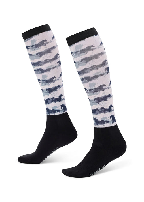 Kerrits Ladies Dual Zone Equestrian Boot Socks - Print