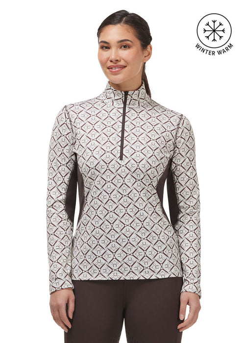 Kerrits- Womens On Course Quarter Zip Fleece Tech Top