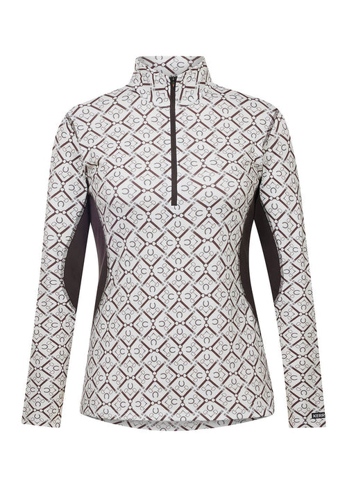 Kerrits- Womens On Course Quarter Zip Fleece Tech Top