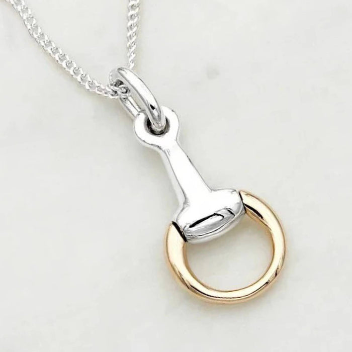 Westrian International - Snaffle Bit Equestrian Necklace - Sterling Silver