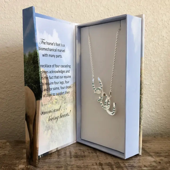 Horseshoes Cascading Necklace