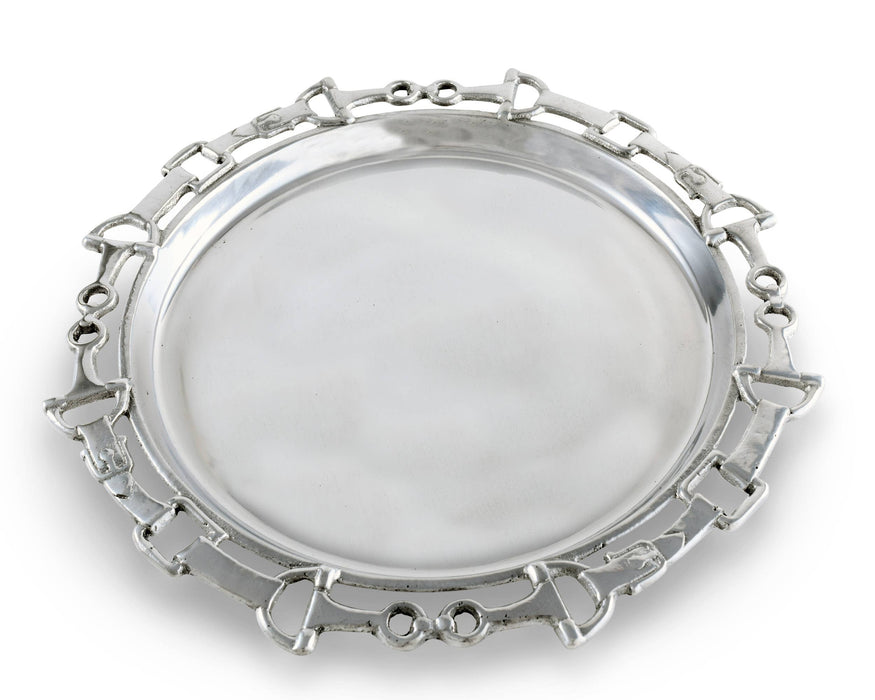 Arthur Court - Equestrian Round Tray 12