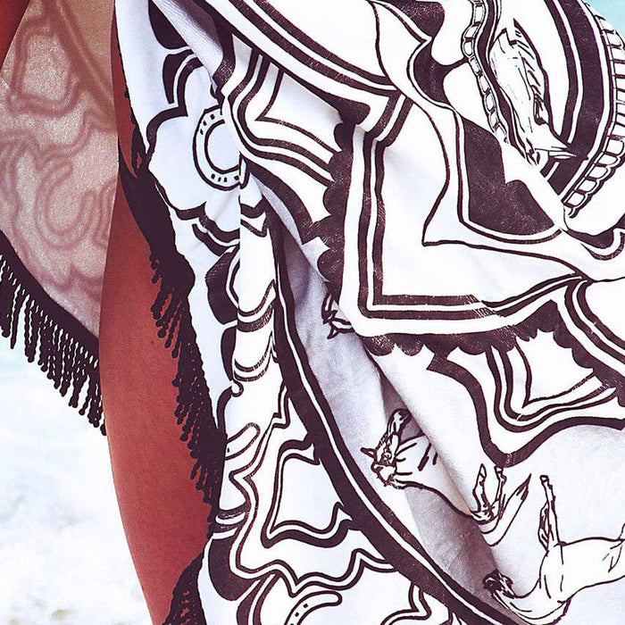 Spiced Equestrian - Mandala Roundie Towel