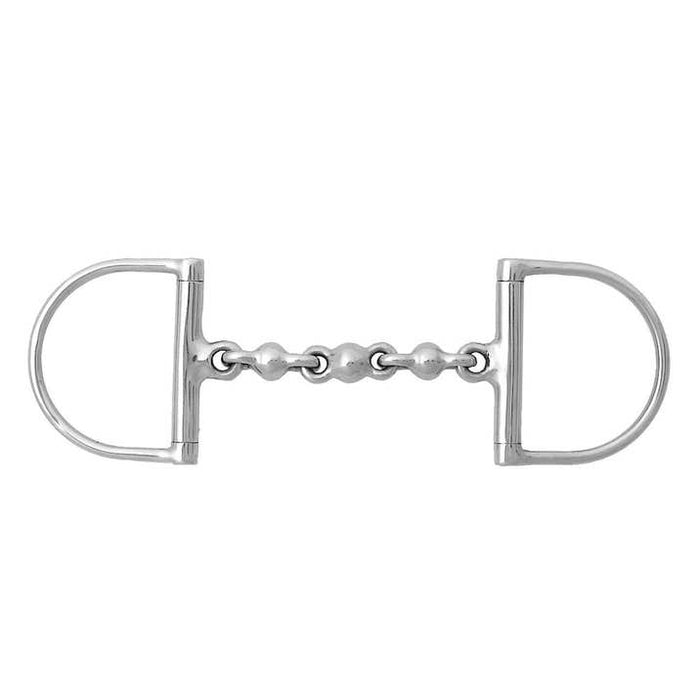 Korsteel Stainless Steel Waterford Hunter Dee Ring Snaffle Bit