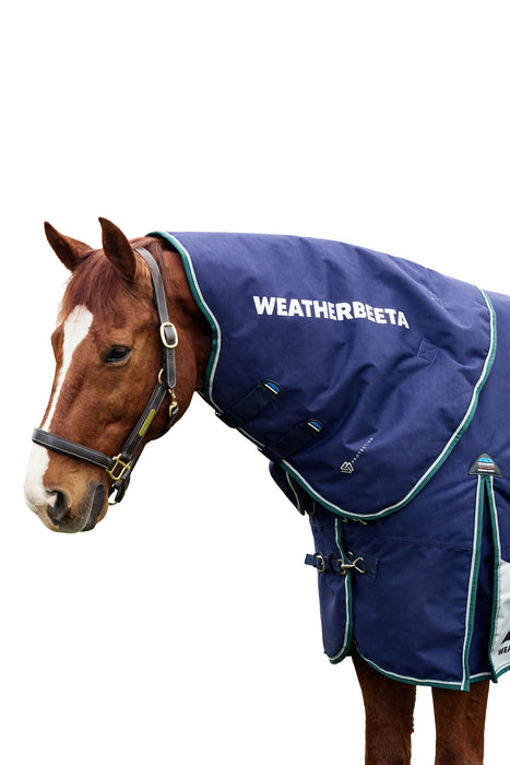 Weatherbeeta ComFiTec Plus Dynamic Turnout Neck Cover 220G- Navy/Forest Green