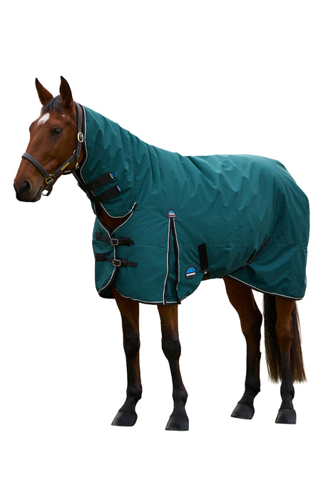 Weatherbeeta Comfitec Classic Turnout Combo Neck 220g- Forest Green/Black