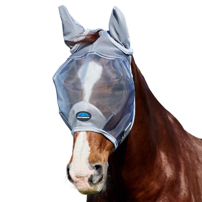 WEATHERBEETA COMFITEC DURABLE MESH FLY MASK WITH EARS