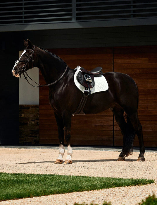 Suede Elite Air-Tec Jump Shaped Saddle Pad