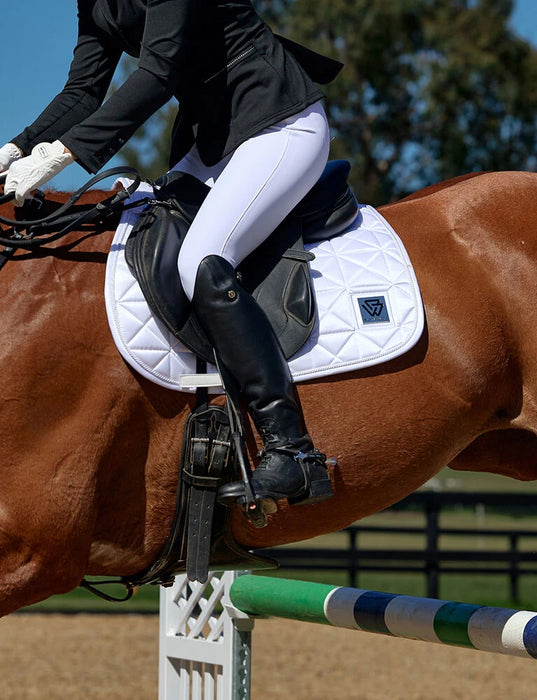 Satin Luxe Air-Tec Euro Jump Shaped Saddle Pad