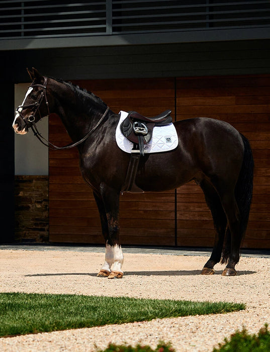 Satin Luxe Air-Tec Euro Jump Shaped Saddle Pad