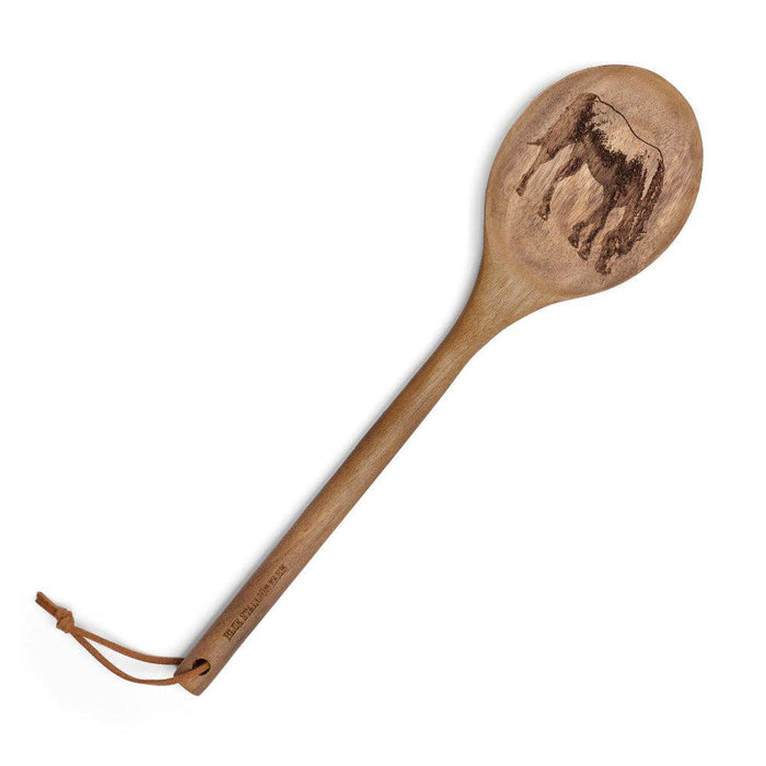 Blue Stallion Farm Horse Acacia Wood Cooking Spoon