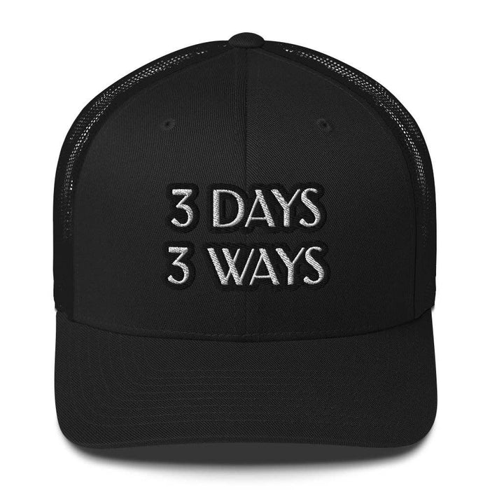 un.sus.tain.a.ble apparel - Trucker Cap - 3 Days/3Ways