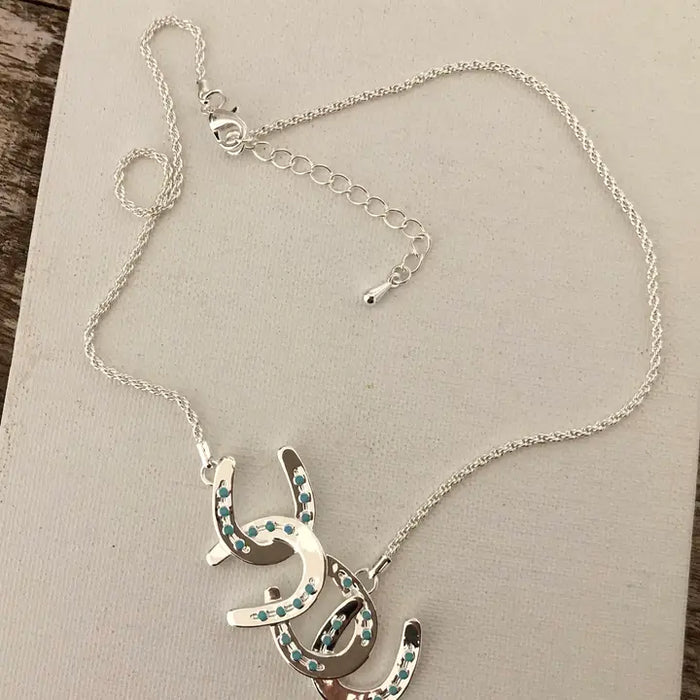 Horseshoes Cascading Necklace