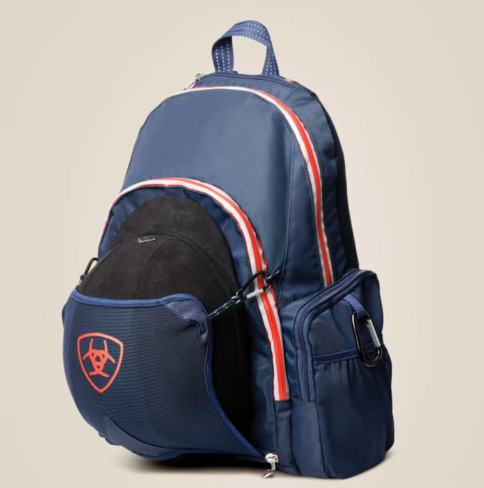 Ariat Ring Backpack - Navy/Red