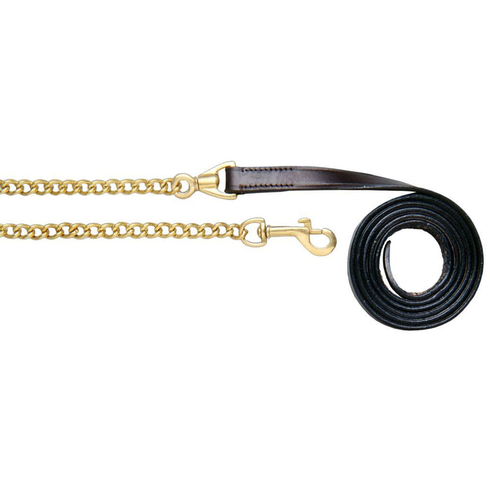 Royal King Leather Lead Line w/ Chain