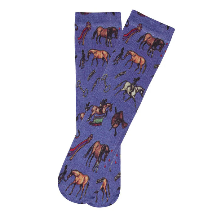 Lila Kids Hunter Pony Socks