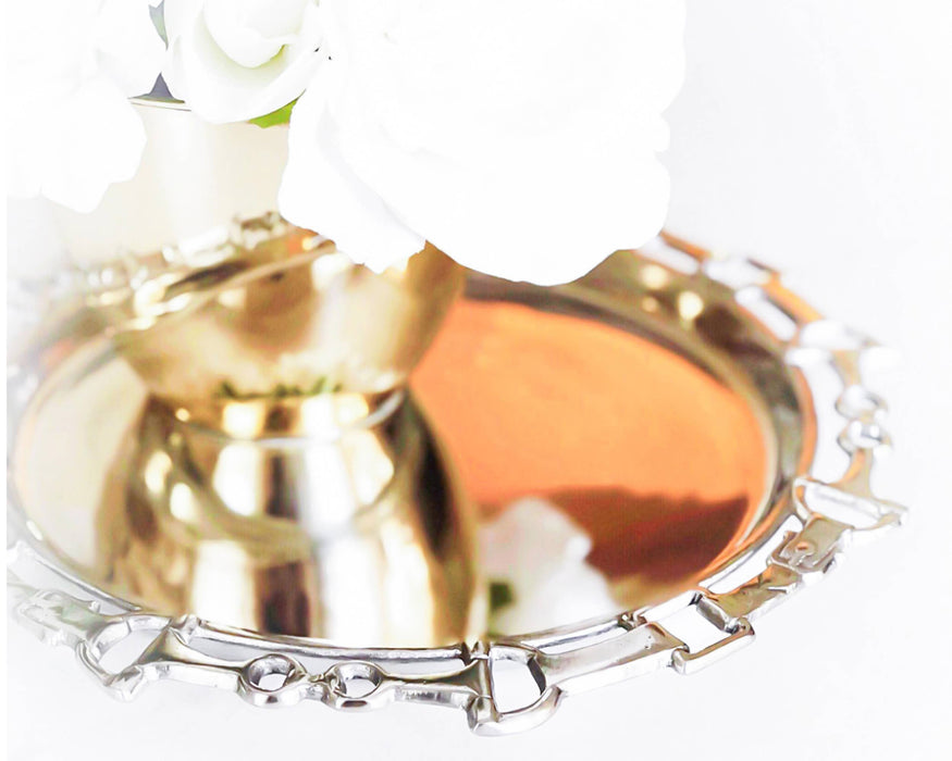 Arthur Court - Equestrian Round Tray 12