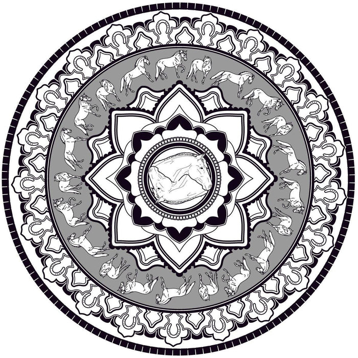 Spiced Equestrian - Mandala Roundie Towel