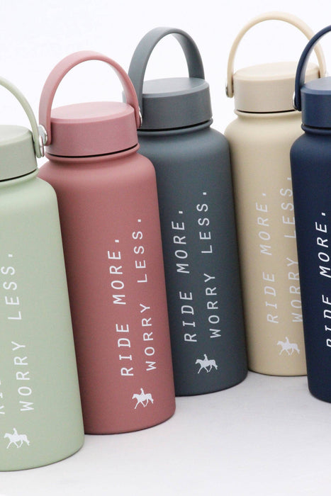 Spiced Equestrian - Ride More Worry Less Water Bottle