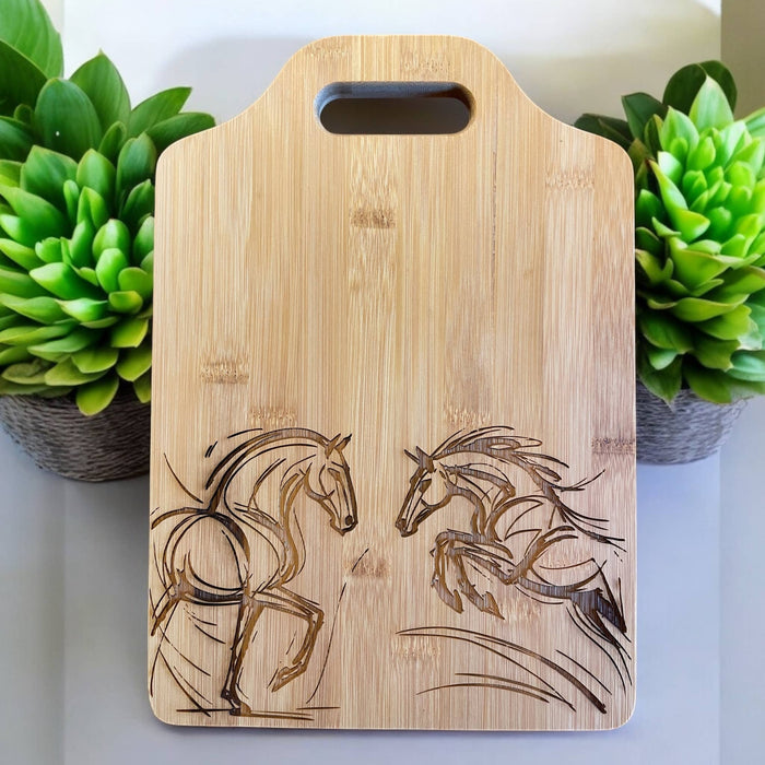 The Krafty Equestrian - Event Horse Bamboo Cutting, charcuterie, cheese board