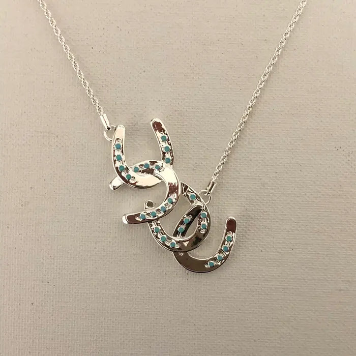 Horseshoes Cascading Necklace