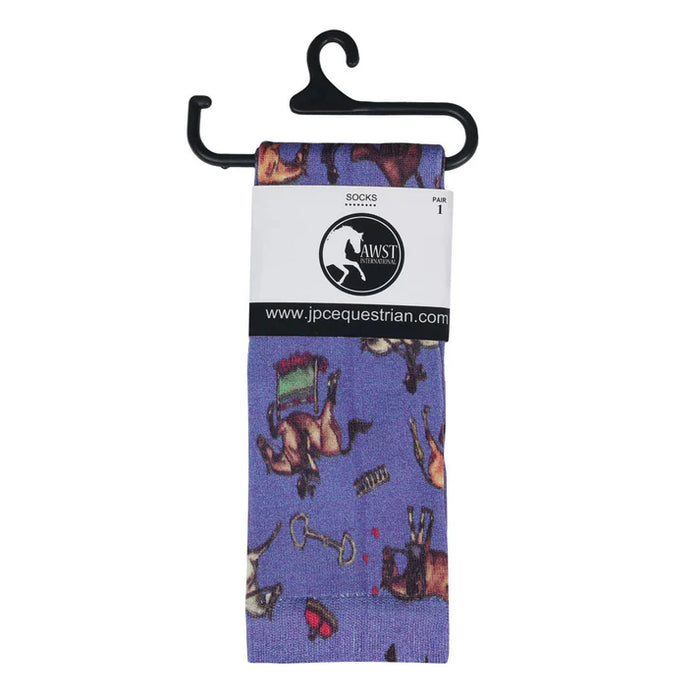 Lila Kids Hunter Pony Socks