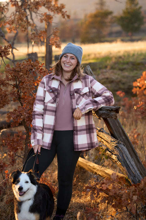 Kerrits® Alpine Fleece Snap Front Barn Shirt - Ladies