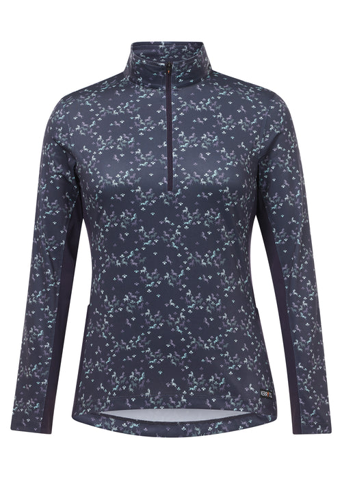 Kerrits In The Zone Coolcore Long Sleeve Ladies Shirt- Print Happy Herd