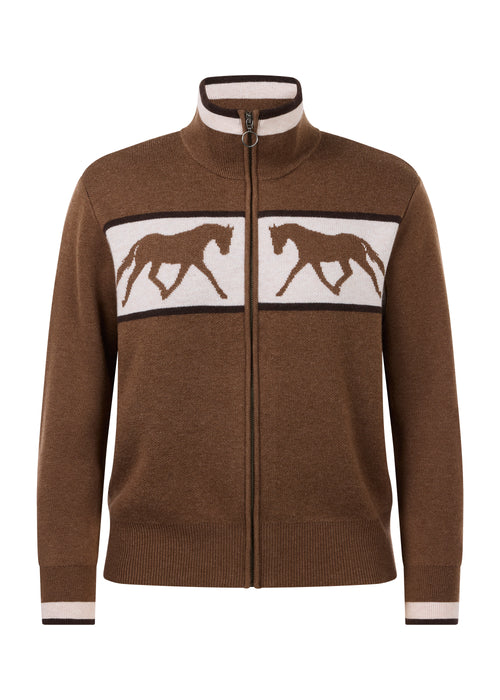 Kerrits® Reflections Horse Full Zip Sweater- Ladies
