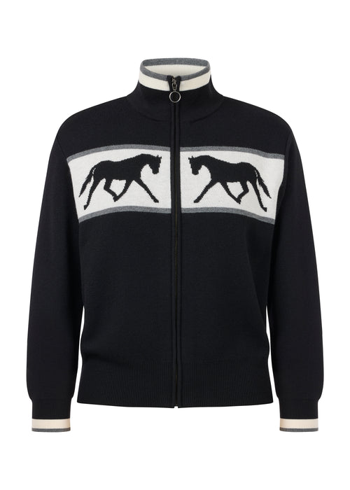 Kerrits® Reflections Horse Full Zip Sweater- Ladies