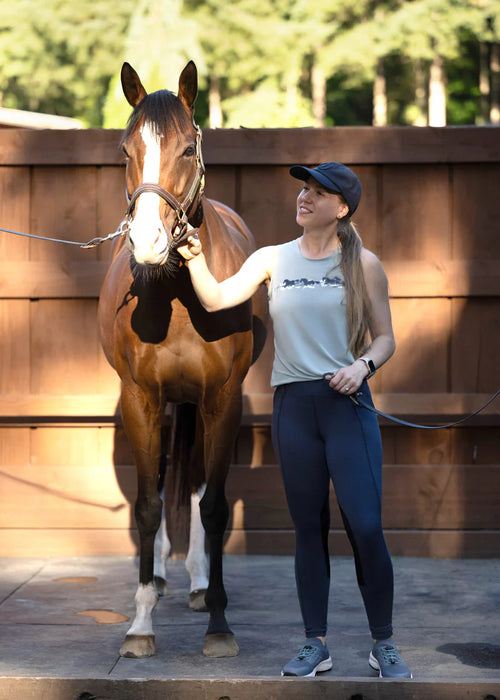 Kerrits Women's Horse Mirage Tank- Shoreline