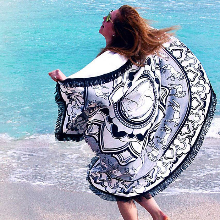 Spiced Equestrian - Mandala Roundie Towel