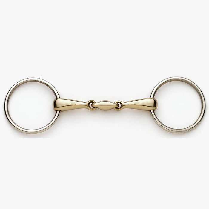 Ovation® Elite Stainless Steel Loose Ring Bit with German Silver Mouth