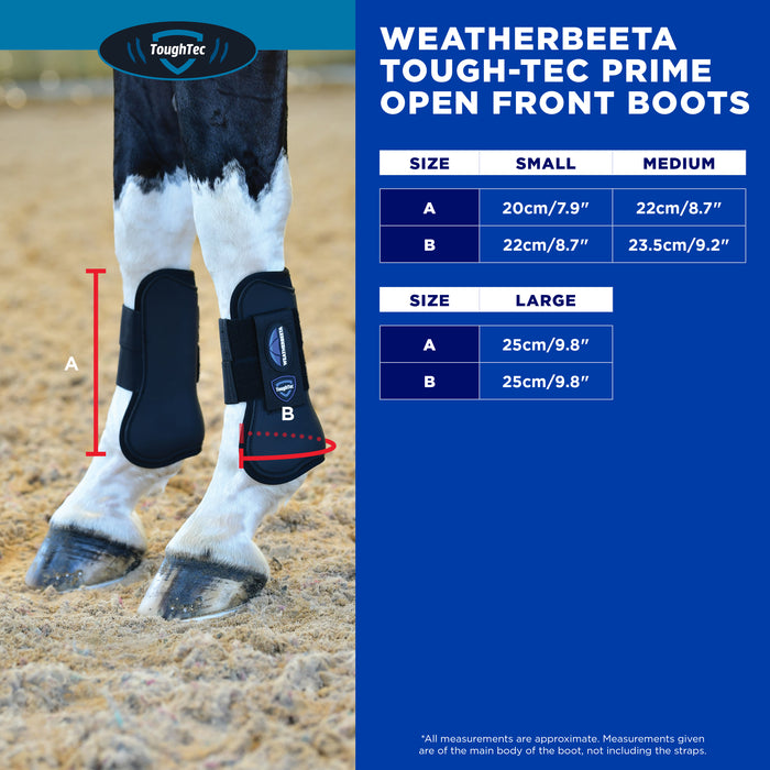 Weatherbeeta Tough-Tec Prime Open Front Boots