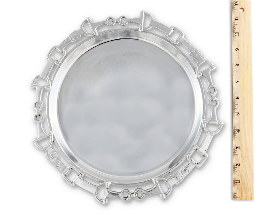 Arthur Court - Equestrian Round Tray 12