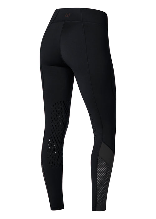 Kerrits Women's Free Style Knee Patch Horse Riding Tights - Black