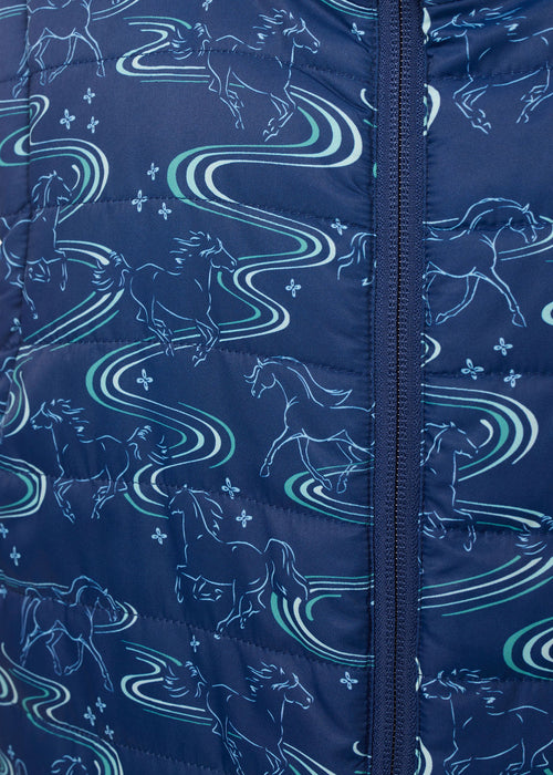 Kerrits Kids Ride the Wind Reversible Quilted Riding Vest