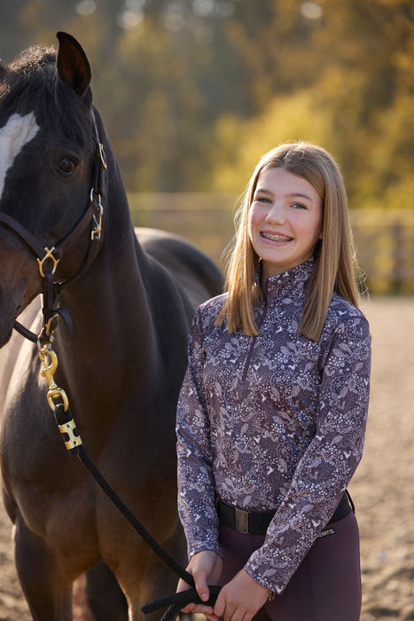 Kerrits® Traverse Quarter Zip Fleece Tech Top- Youth