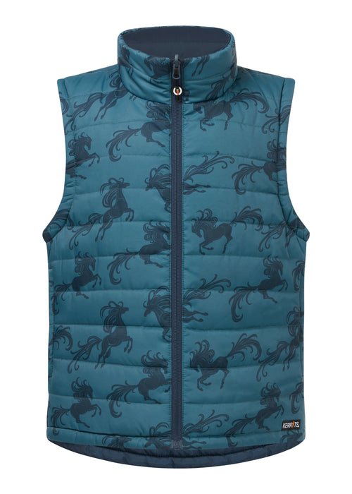 Kerrits®  Pony Parade Reversible Quilted Riding Vest - Youth