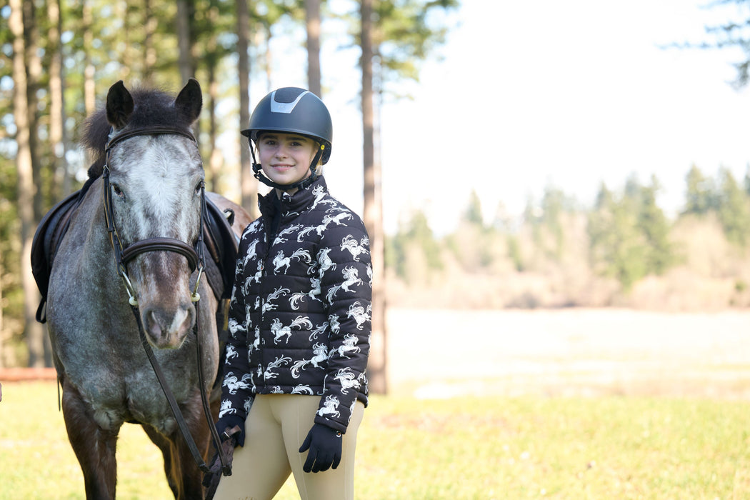 Kerrits® Pony Parade Reversible Quilted Riding Jacket - Youth