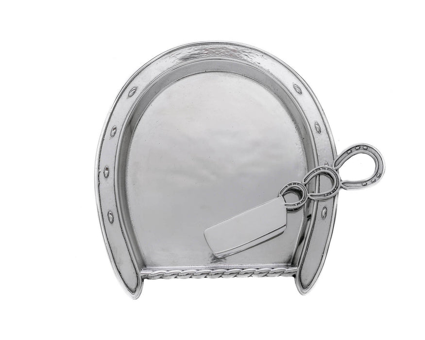 Arthur Court - Horseshoe Plate with Server