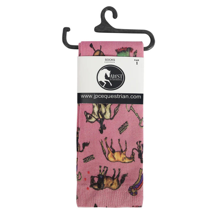 Lila Kids Hunter Pony Socks