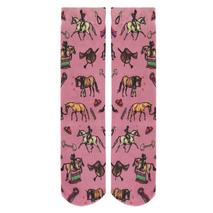 Lila Kids Hunter Pony Socks