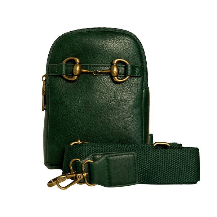 AWST Int'l Snaffle Bit Crossbody Phone Bag