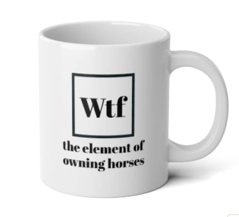 un.sus.tain.a.ble apparel - Jumbo Mug, 20oz - Wtf