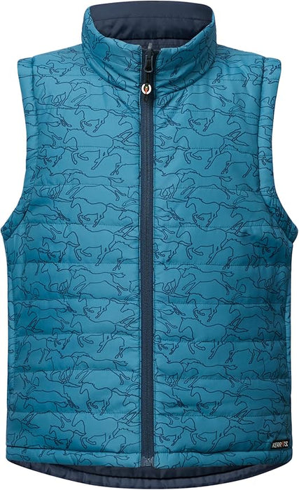 Kerrits Kids Round Up Reversible Quilted Vest