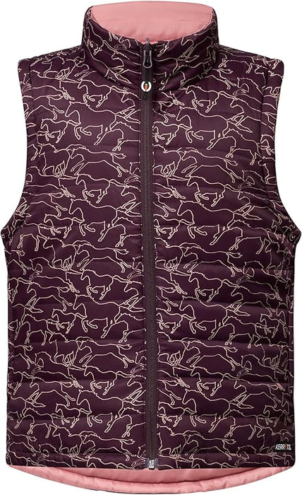 Kerrits Kids Round Up Reversible Quilted Vest