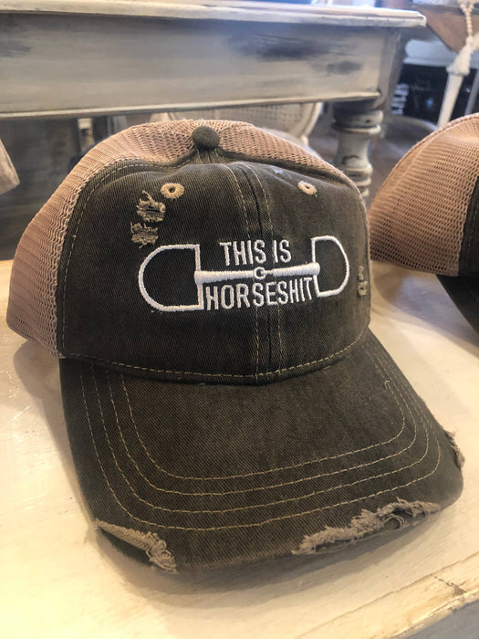 Westrian International - This is HorseShit Distressed Trucker Baseball Cap