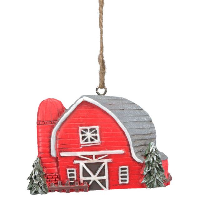 Red Barn Ornament